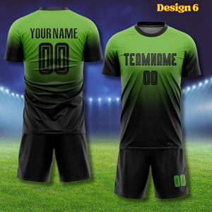 Meilleurs uniformes de football en polyester par sublimation, conception de logo personnalisée, prix de gros OEM, styles variés - F00 - Product Image 1