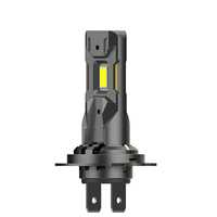 Ampoule de phare LED H7 Mini OEM haute précision 70W 6000K CSP Turbo IP67 étanche 6000 Lumens pour phares de voiture 12V