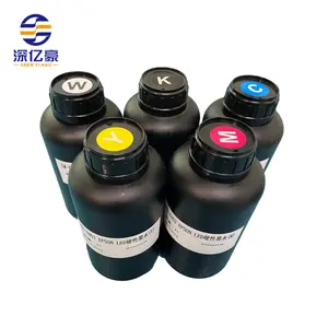 Shenyihao 7 Colors UV Ink Soft Hard UV Print Ink For Ricoh Gen5 Gen5i Epson 1390 TX800 L800 Printing on PVC and Glass Sheet