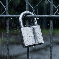 Cadenas en acier inoxydable SS304 de 50 mm en forme d'arc, étanche, antirouille, avec anse renforcée, à clé, pour portail, remorque, entrepôt, vente en gros OEM