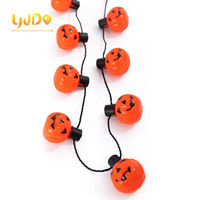 Led Citrouille Éclairage Collier Décorations pour Événements Fête Enfant Cadeaux Accessoires Fournitures Personnalisé Halloween Lumières