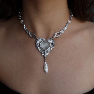 Collar con colgante de aleación personalizado al por mayor para mujer, estilo punk gótico, con púas, hecho a mano, único, religioso, con dijes de Jesús, animales y números - Product Image 6