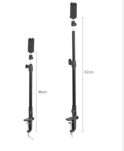 Supporto per Fotocamera <span class=keywords><strong>da</strong></span> Scrivania, Supporto con Morsetto a C <span class=keywords><strong>da</strong></span> <span class=keywords><strong>Tavolo</strong></span>, Testa a Sfera Rotante Regolabile in Alluminio, Supporto per <span class=keywords><strong>Telefono</strong></span> - Product Image 4