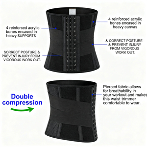 Faja Reductora Deportiva de Nylon Ajustable para Mujer con Spandex Mejorado, Moldeadora de Cuerpo y Cincher - Product Image 5