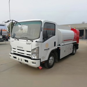 รถบรรทุกน้ำมัน ISUZU NQR 5000L ขนาดเล็ก รถบรรทุกส่งน้ำมันดีเซล พร้อมปั๊มสำหรับเติมน้ำมันในสถานีบริการน้ำมัน - Product Image 2
