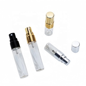 Mini Frasco <span class=keywords><strong>de</strong></span> Perfume Portátil <span class=keywords><strong>de</strong></span> Lujo, 2/3/5/10 ml, con Pulverizador y Estampado en Caliente Dorado/Plateado, para Fragancias, <span class=keywords><strong>Colonia</strong></span> y Rímel - Product Image 4