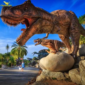 نموذج ديناصور آلي بالحجم الطبيعي للبيع في حديقة الديناصورات - Product Image 2
