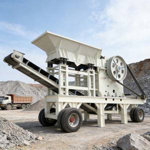 Britador Móvel Elétrico a Diesel, Máquina Eficiente de Britagem de Agregados de Pedra para Local de Mineração - Product Image 4