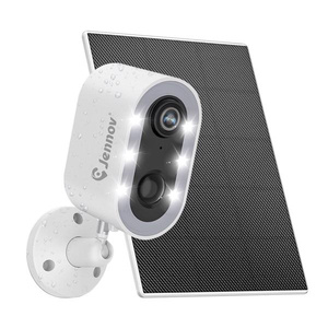Caméra de sécurité solaire extérieure Jennov 2K 3MP sans fil alimentée par batterie CCTV pour usage domestique - Product Image 1