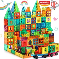 Ubin Magnetik Gemmicc 60 Buah 63 Buah 100 Buah Mainan Montessori Ubin Magnetik Mainan Magnetik