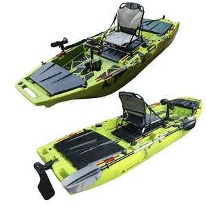 Nouveauté 2026 : Canoë/Kayak modulaire motorisé 10 pieds, monoplace, 3 sections, avec moteur à pédales pour la pêche à la traîne - Product Image 5
