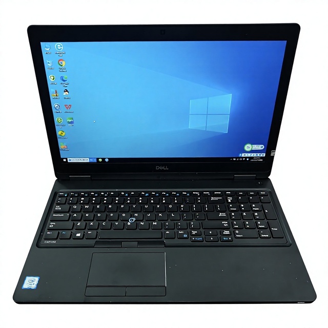 Second Hand for D-ell E5590 15 Inch 8th Gen I5 CPU 8GB 256GB SSD English Keyboard Long Battery Life Office Notebook Laptop