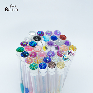 Hilda-mini brosse à cils jaune, <span class=keywords><strong>tube</strong></span> de bijoux, en silicone, baguette à mascara, <span class=keywords><strong>tube</strong></span> à <span class=keywords><strong>essai</strong></span> en plastique - Product Image 1