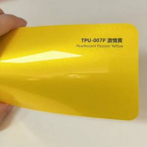 Polvo de ciruela helada Tpu resistente a los arañazos autorreparador verde ácido de alta calidad colorido Ppf - Product Image 4