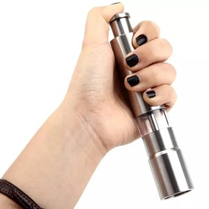 Wholesale Custom Stainless Steel Spices Mill With Thumb Push Button Household <b>Mini</b> Pepper and Salt - Product Image 3