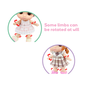 Nuovi Arrivi: Bambole Modello in PVC da 4 Pollici dei <span class=keywords><strong>Dodici</strong></span> Segni Zodiacali, Scatola Sorpresa DIY per Vestire, Regalo Collezionabile per Bambini - Product Image 5