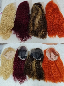 Letsfly Promotion 74$ Water Wave <b>Wigs</b> 10A 220gram 20inch 13x4 Lace Frontal 7 Colors Available Raw Virgin Hair 100% Human Hair - Product Image 5