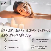 Mzel Bombes de Douche Coffret Cadeau-8 Vapeurs Aromathérapie Comprimés de Vapeur avec Huiles Essentielles Naturelles pour Vaporiser la Douche de Spa