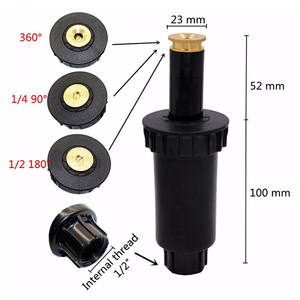 1/2 pulgadas ajustable jardín césped riego boquilla de Spray 90 180 de 360 grados Pop los aspersores - Product Image 2