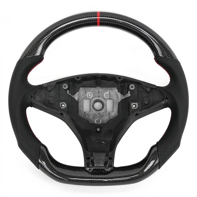 CCE Low Price High Quality Custom Italy  Ra with Carbon Fiber Steering Wheel for Tesla Model S X