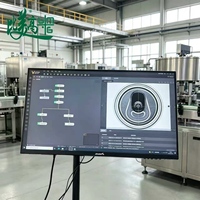 Machine de codage laser à grande vitesse pour couvercles en aluminium avec fonction de rejet par inspection visuelle QR pour les lignes de production de canettes de soda