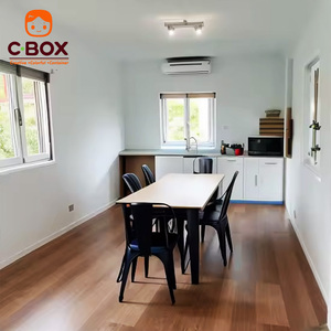 Cbox Custom, bâtiment de bureaux à deux étages, mini-maison, mur-rideau en verre, dortoir préfabriqué pour travailleurs avec toilettes, maison-conteneur en kit - Product Image 6