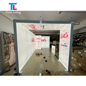 Show Booth Light Box Trade Show Booth Display 10x10 Modern Trade Show Cabina de exhibición de aluminio de fácil montaje - Product Image 1