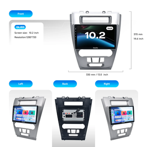 Dasaita xe Đài phát thanh stereo GPS navigation Carplay Android Màn hình xe đa phương tiện DVD Player Head đơn vị cho Ford Fusion 2009-2012 - Product Image 5