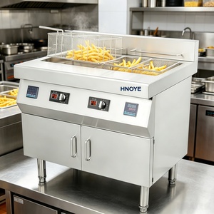 Freidora Eléctrica Comercial de 4 Cestas 220V Independiente para Pescaderías y Restaurantes de Papas Fritas, de Alta Resistencia - Product Image 5