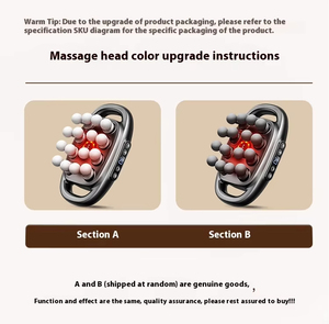 Massageador de Tecido Profundo LJ Wholesale com 16 Cabeçotes, 30 Intensidades, 3 Modos, Pistola de Massagem para Pescoço e Ombros - Product Image 3