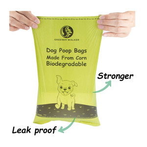 Impreso personalizado perfumada tierra amable fuerte 100% compostables Bio Degradable perro caca bolsas - Product Image 4