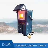 Four à cupulation industriel de qualité 1200C 380V pour la récupération de l'or et de l'argent, avec protection de sécurité, options de 50/100/168 coupelles, capacité 1 tonne
