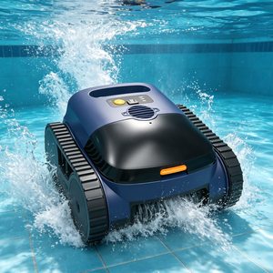 Advanced High Quality Eco-Friendly Wireless Pool Robot Automatic Wall Floor Scrubbing Vacuum Independent Suction Channels 3 Auto - Product Image 1