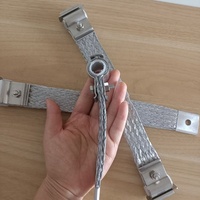 Accessoire pour élément chauffant STA MoSi2 : Pince de connexion et sangle tressée en aluminium pour chauffage