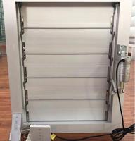 Volets de fenêtre à persiennes d'extérieur Volets en aluminium Options fixes/manuelles/électriques