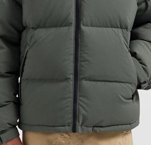 Veste d'hiver épaisse en duvet 100% imperméable, sur mesure ODM, grande taille, fermeture éclair, deux poches latérales, poignets ajustables, logo, pour homme - Product Image 5