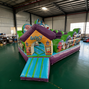 Castillo Hinchable Saltador Comercial para Niños para Exteriores con Tema <span class=keywords><strong>de</strong></span> Dibujos Animados <span class=keywords><strong>de</strong></span> <span class=keywords><strong>Bluey</strong></span>, Brincolín para Interiores, <span class=keywords><strong>Casa</strong></span> <span class=keywords><strong>de</strong></span> Rebote Inflable - Product Image 3