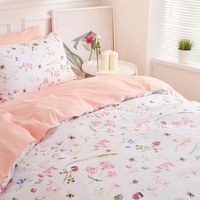 Ensemble de literie 4 pièces de haute qualité en coton 300TC 60s imprimé floral personnalisable pour la chambre d'enfant