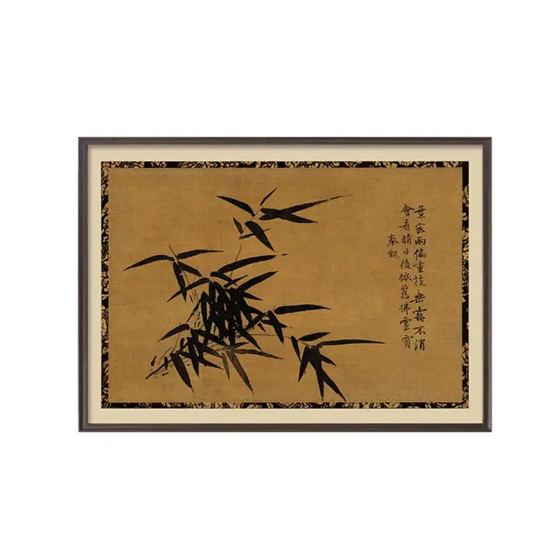 בסגנון סיני עץ מלאכות בית קיר אמנות תפאורה עץ צבוע לוחות קיר פנים יצירות אמנות ציור קישוט
