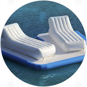 Pontón inflable para barco, muelle flotante, Motor, barco, botes de remos, isla flotante para yate, de PVC Material, capacidad de 100-500kg - Product Image 5