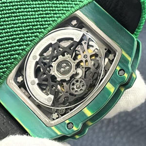 Reloj Mecánico de Lujo de Alta Calidad Ultrafino, Versión 2026, con Correa de Carbono, Modelo 67-02, Diseño Deportivo - Product Image 6