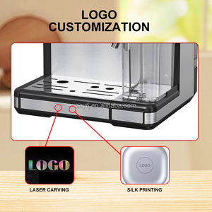 3'ü 1 Arada Programlanabilir Plastik Elektrikli Kahve Makinesi Öğütücü Süt Tankı Köpürtücü 20 Bar Cappuccino Latte AB Ev ve Otel Kullanımı - Product Image 5