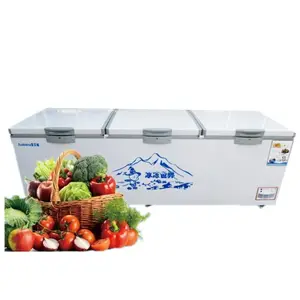 卸売 ビッグ深い冷凍庫販売-大型チェスト冷凍庫自動卸売価格冷蔵庫