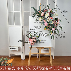 Decorazione per Arco Nuziale con Composizione Floreale in Seta Flessibile, Ecologica, Dimensioni 1-2m per Ricevimenti di Nozze - Product Image 6