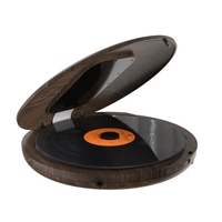 Lecteur de disque Compact Portable HIFI en bois CD611 avec écran LCD CD musique baladeur lecteur cd pour enfants adultes