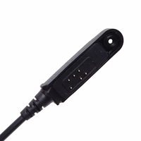 Microphone double bande original Baofeng pour talkie-walkie portable étanche 9R A58 S51 avec fixation épaule