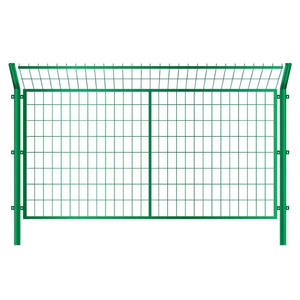 Vente directe usine – Clôture en treillis soudé PVC à pliage triangulaire 3D, galvanisée et thermolaquée, <span class=keywords><strong>pour</strong></span> chantier, 6 pieds - Product Image 3