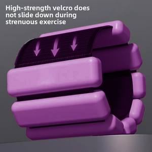 Brazalete y Pesas Ajustables de 2 lb para Entrenamiento, Pesas para Tobillos, Perfectas para Yoga y Pilates, Brazalete con Logotipo Personalizado - Product Image 4