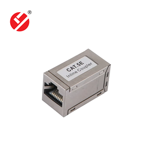 Liyuan trong dòng Coupler LY-SB42-S-C5e Đồng RJ45 Keystone kết nối hộp nữ-nữ CAT5E che chắn Loại 180 độ - Product Image 1