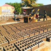 Machine à fabriquer des blocs de briques en ciment et béton diesel JC4-45, petite et simple, pour Haïti